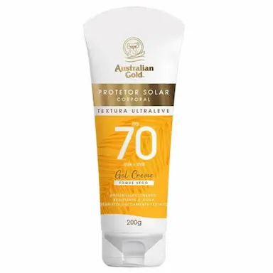 PROTETOR SOLAR CORPORAL AUSTRALIAN GOLD GEL CREME FPS70 - 200G