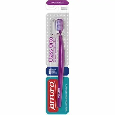 ESCOVA DE DENTE BITUFO CLASS 1 UNIDADE + 1 PROTETOR DE CERDAS