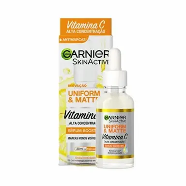 SÉRUM BOOSTER GARNIER UNIFORM&amp;amp;AMP;MATTE VITAMINA C 30ML