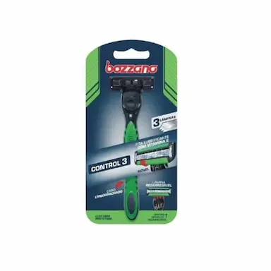 APARELHO BOZZANO RECARREGAVEL CONTROL 3 LAMINAS 1 UNIDADE