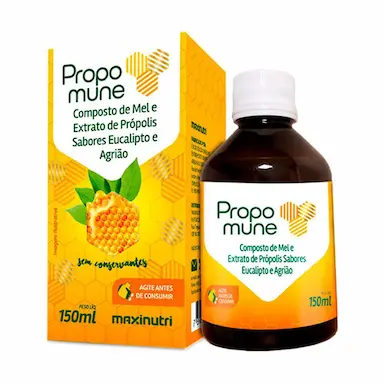 PROPOMUNE XAROPE PRóPOLIS EUCALIPTO AGRIãO 150 ML MAXINUTRI