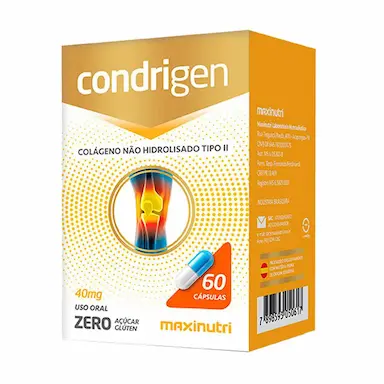 CONDRIGEN COLáGENO TIPO 2 COM 60 CAPSULAS MAXINUTRI