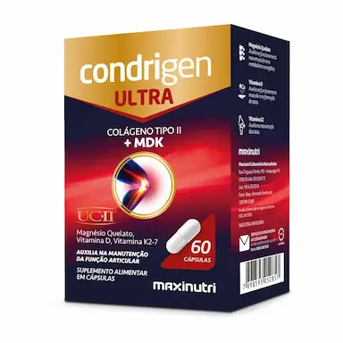 CONDRIGEN ULTRA COLáGENO TIPO 2 MDK 60 CAPSULAS MAXINUTRI