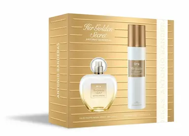 ANTONIO BANDERAS HER GOLDEN SECRET EAU DE TOILETTE 80ML + DEO SPRAY 150ML