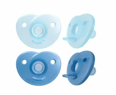CHUPETA SOOTHIE 0-3M COM 2 UNIDADES PHILIPS AVENT COR:AZUL