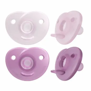 CHUPETA SOOTHIE 0-3M COM 2 UNIDADES PHILIPS AVENT COR:ROSA