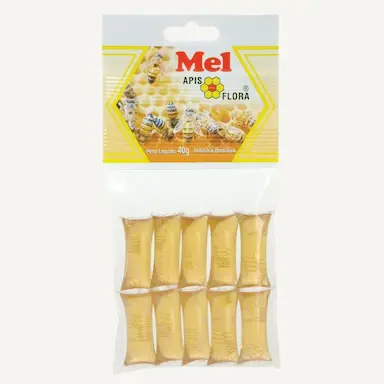 MEL DE ABELHAS SACHê SG APIS FLORA CARTELA 40G