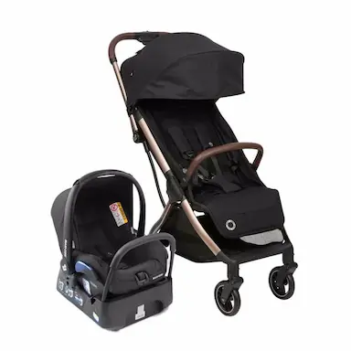 TRAVEL SYSTEM EVA TRIO ESSENTIAL BLACK CHAMPAGNE MAXI-COSI