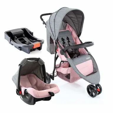 TRAVEL SYSTEM JETTY 3.0 TRIO COSCO - ROSA MESCLA