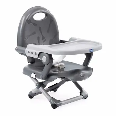 ASSENTO ELEVATóRIO POCKET SNACK CHICCO DARK GREY