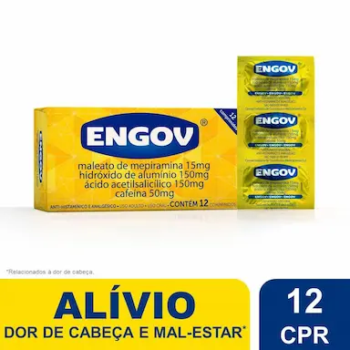 Engov 12 comprimidos
