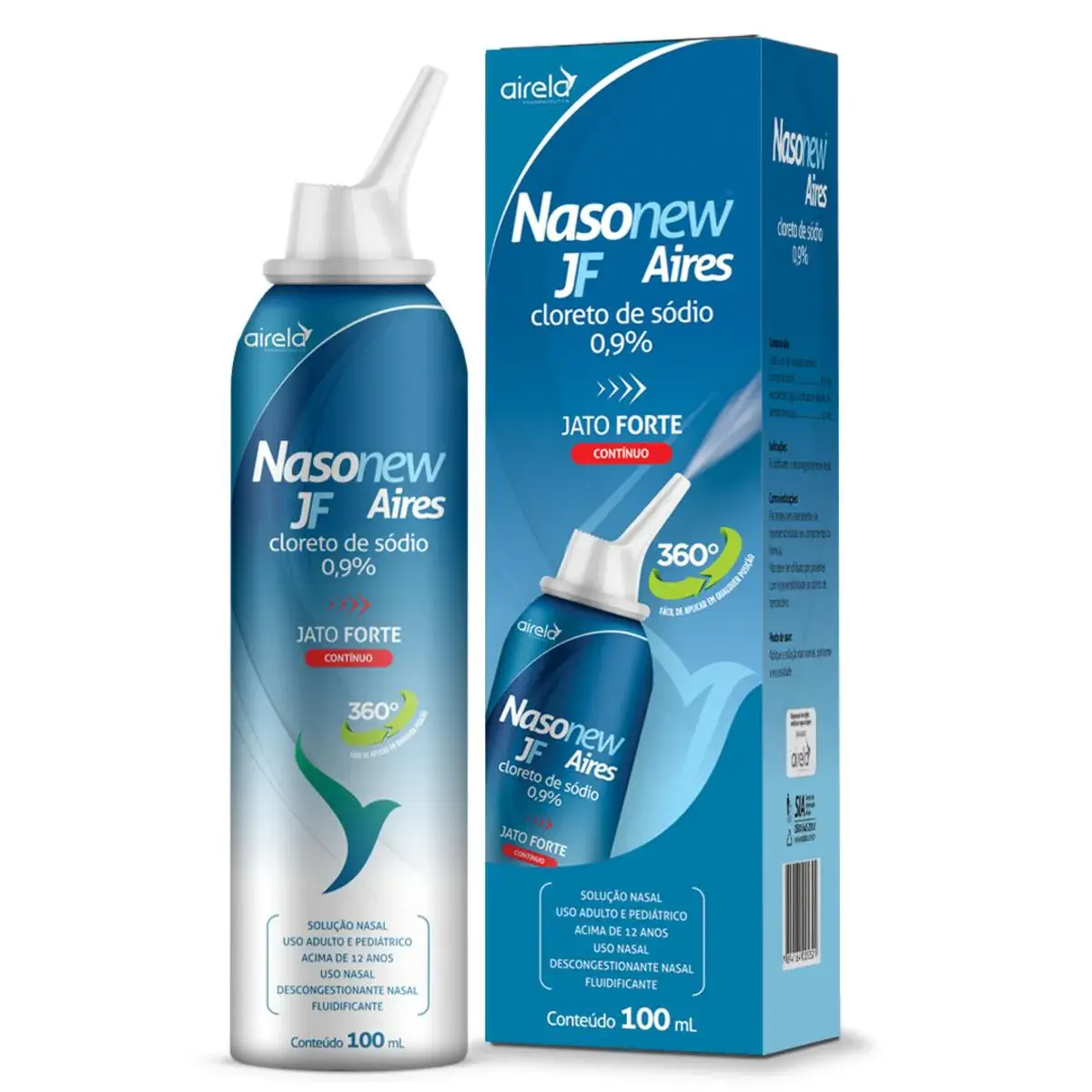 Nasonew Aires 0,9% Jato Forte Contínuo 100ml