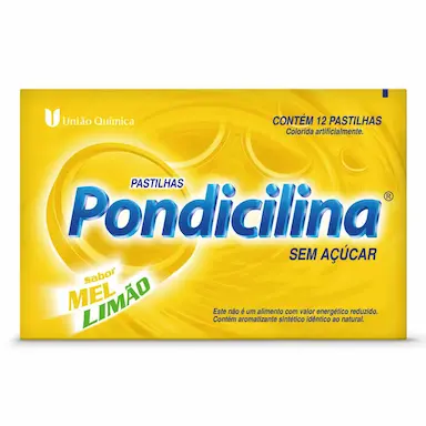 Pastilhas Pondicilina Mel e Limão 12 pastilhas