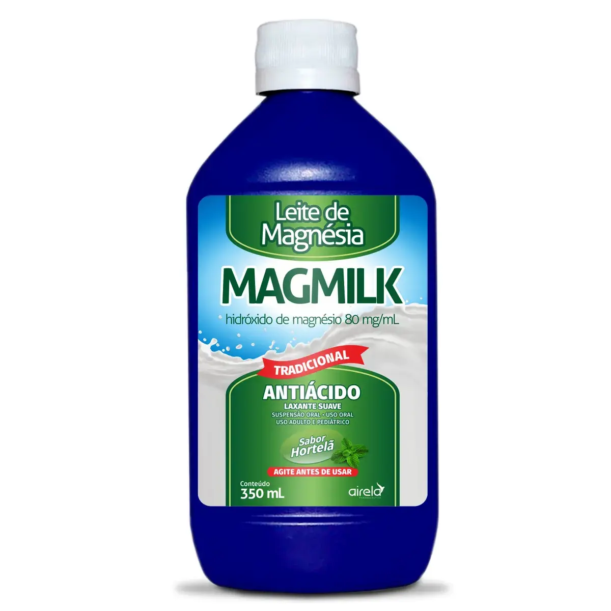 Leite de Magnésia Magmilk Hortelã 350ml