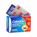 Cefadrin Paracetamol 500mg + Cafeína 65mg 20 comprimidos