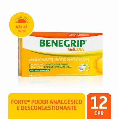 Benegrip Multi Dia 12 comprimidos