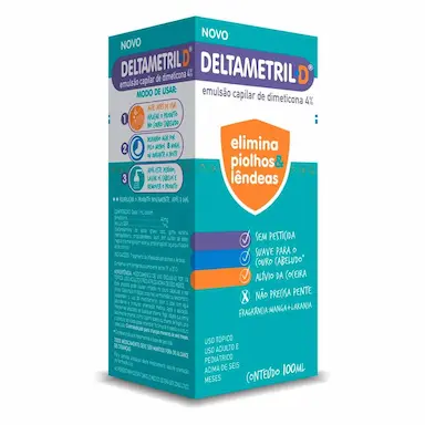 Deltametril D 4% Emulsão Capilar Frasco 100ml