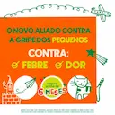 Benegrip Multi Febre e Dor Pediátrico Paracetamol 140mg/ml Frutas Suspensão Gotas 15ml