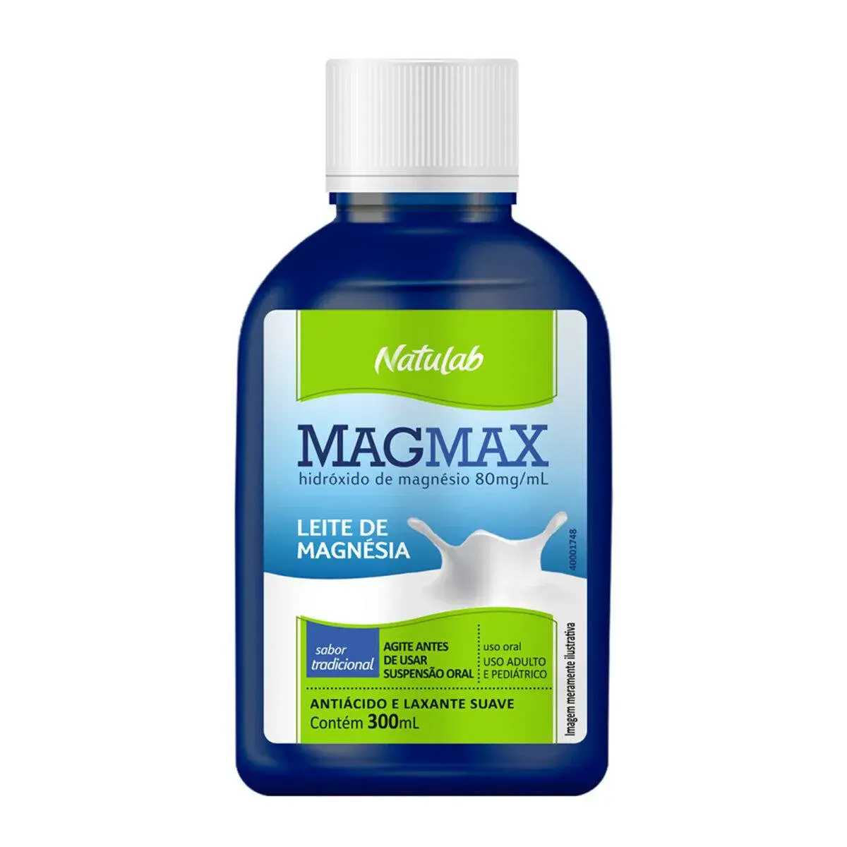 Leite de Magnésia Magmax Sabor Tradicional 300ml