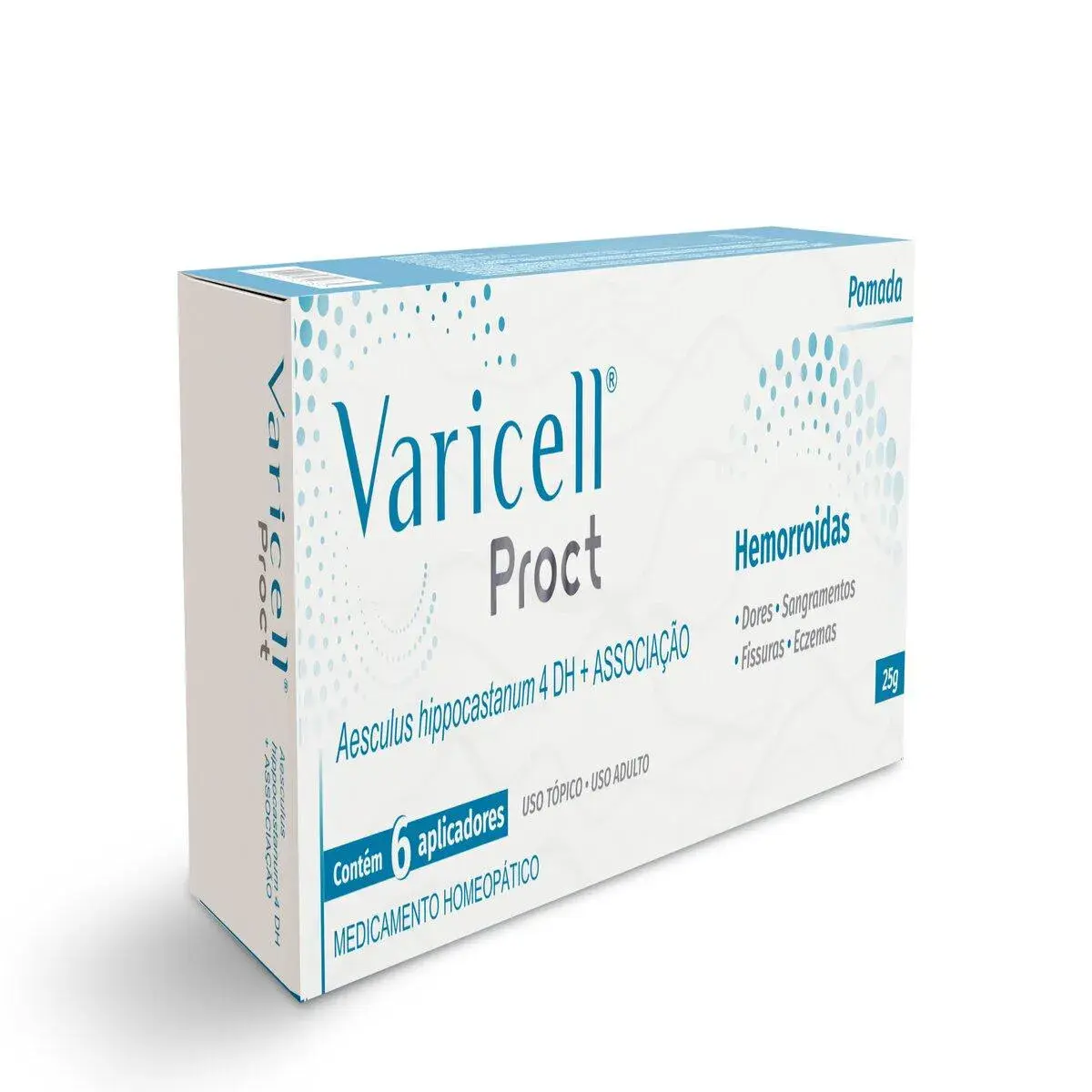 Varicell Proct Aesculus Hippocastanum 4DH + Associação Pomada 25g + 6 aplicadores