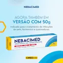 Nebacimed Sulfato de Neomicina 5mg/g + Bacitracina Zíncica 250Ul/g Pomada 50g