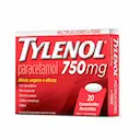 Tylenol Paracetamol 750mg 20 comprimidos