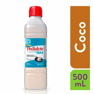 Probiótico Pedialyte Max Sabor Coco Solução 500ml