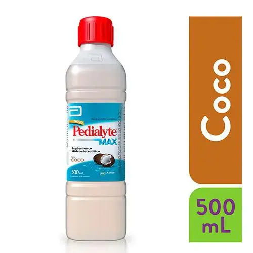 Probiótico Pedialyte Max Sabor Coco Solução 500ml