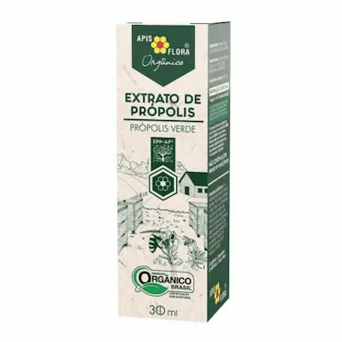 Extrato de Própolis Verde Orgânico Apis Flora Solução Gotas 30ml