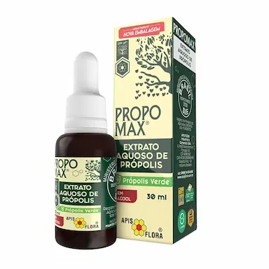 Extrato de Própolis Aquoso Propomax Sem Álcool Solução Gotas 30ml