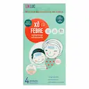 Xô Febre Likluc Compressas Refrescante com 4 Unidades