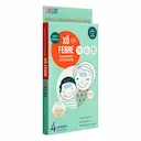 Xô Febre Likluc Compressas Refrescante com 4 Unidades