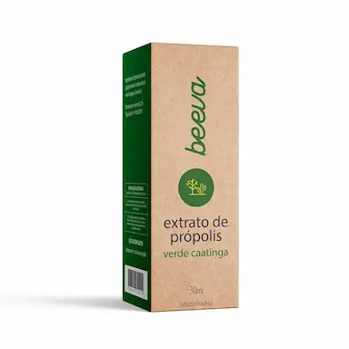 Extrato de Própolis Beeva Verde Caatinga 11% Solução Gotas 30ml