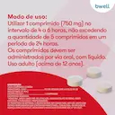bwell Paracetamol 750mg 20 comprimidos