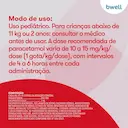 bwell Paracetamol 200mg/ml Tutti-Frutti Gotas 15ml