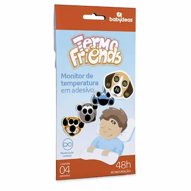 TermoFriends Adesivo Indicador de Febre 4 unidades