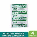 Pastilha Benalet Sabor Menta 4 unidades