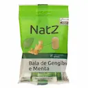 Bala de Gengibre e Menta Natz 40g