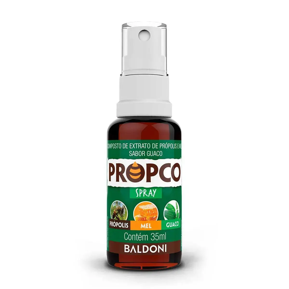 Spray para Garganta Composto de Extrato de Própolis e Mel Propco Sabor Guaco 35ml