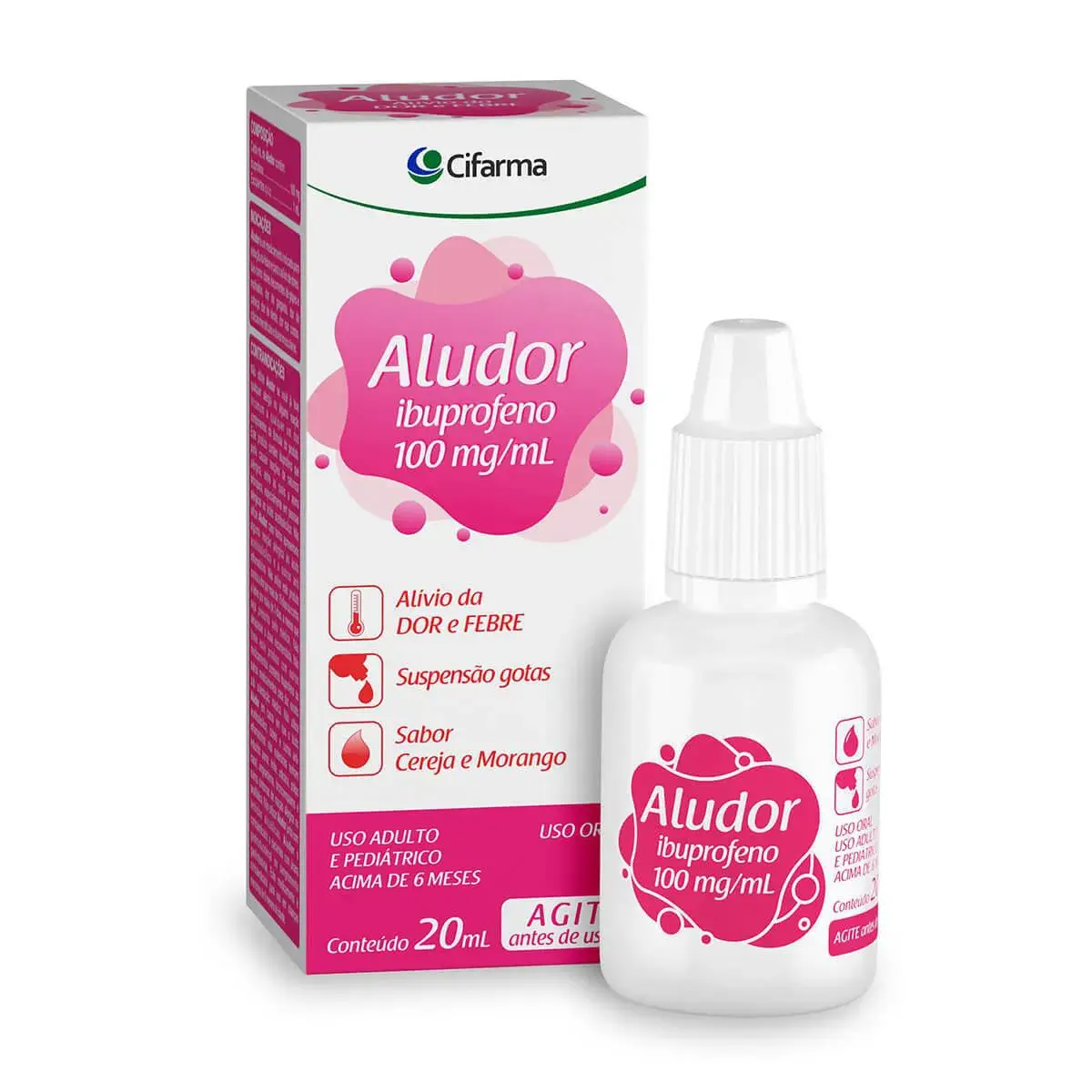 Aludor 100mg/ml Suspensão Gotas 20ml