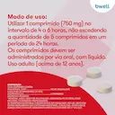 bwell Paracetamol 750mg 10 comprimidos