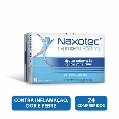 Naxotec Naproxeno Sódico 250mg 24 comprimidos