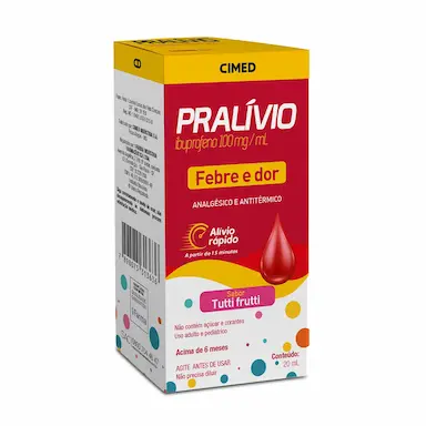 Pralivio 100 mg/ml Suspensão Oral 20ml