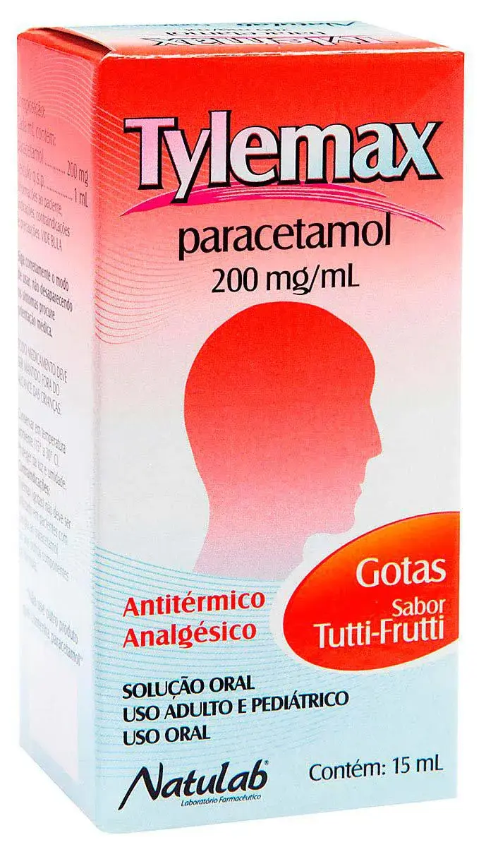 Tylemax Paracetamol 200mg/ml Solução Oral 15ml