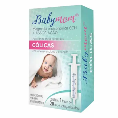 Babymom Magnesia Fosphorica 6CH + Associação Solução Oral 20ml + Seringa Dosadora