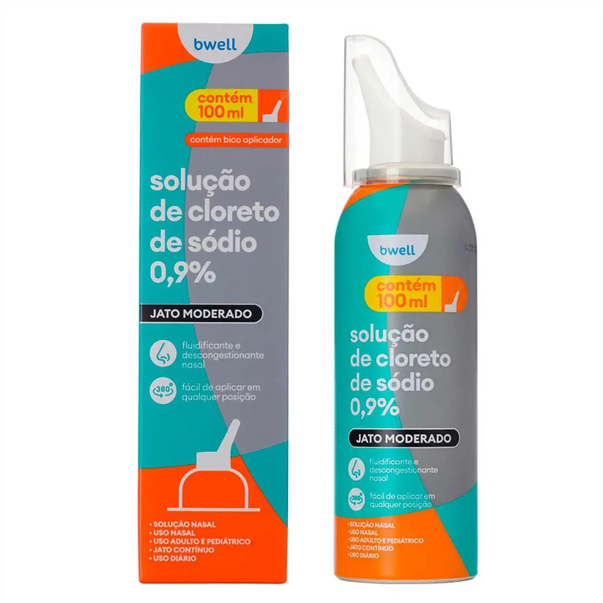 Descongestionante Nasal Aerosol bwell Jato Moderado 100ml