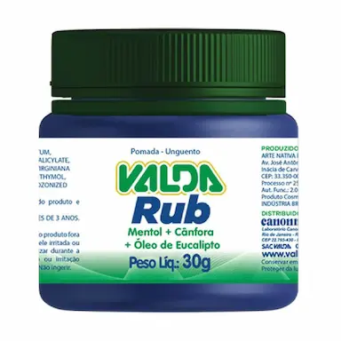 Valda Rub Descongestionante Pomada 30g