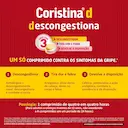 Coristina D Ácido Acetilsalicílico 400mg + Maleato de Dexclorfeniramina 1mg + Cloridrato de Fenilefrina 10mg + Cafeína 30mg 8 comprimidos