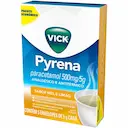 Vick Pyrena Paracetamol 500mg/5g Sabor Mel e Limão Pó para Solução Oral 5 envelopes com 5g cada