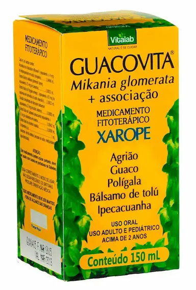 Guacovita Mikania Glomerata + Associações Xarope 150ml